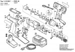 Bosch 0 603 939 723 Pdr 7,2 Ve Cordless Percus Screwdriv 7.2 V / Eu Spare Parts
